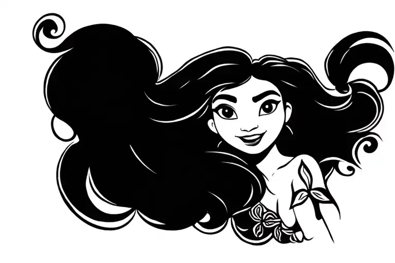 too moana that Disney tattoo design idea