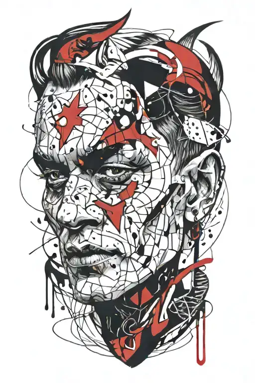 what is a man to do when god remains silent, but the devil always answers tattoo design idea