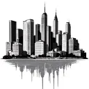 Atlanta Skyline tattoo design idea