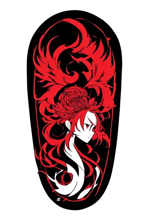 anime fairy tail guild mark logo also looks like tattoo design idea