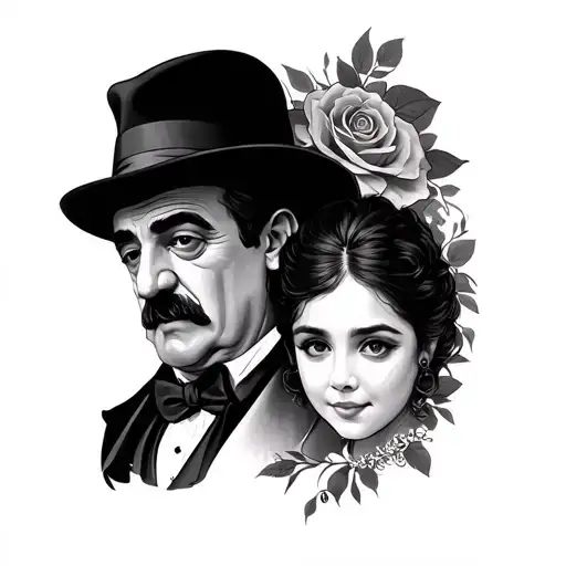 godfather to neice tattoo design idea