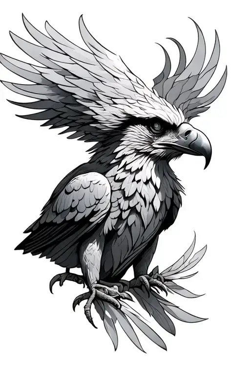 griffin tattoo design idea