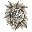 Florida state tattoo design idea