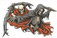 Grim Reaper tattoo design idea