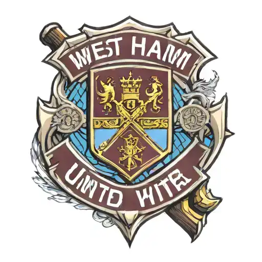 West Ham United hammers tattoo design idea