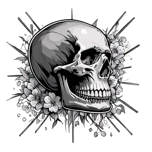g59 skull tattoo design idea