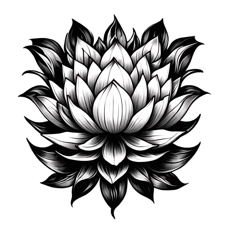 lotus mandala design tattoo design idea