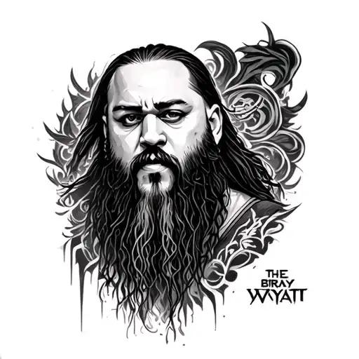 the fiend bray wyatt tattoo design idea