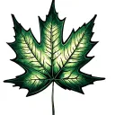 Canada Maple leaf cool design tattoo design idea