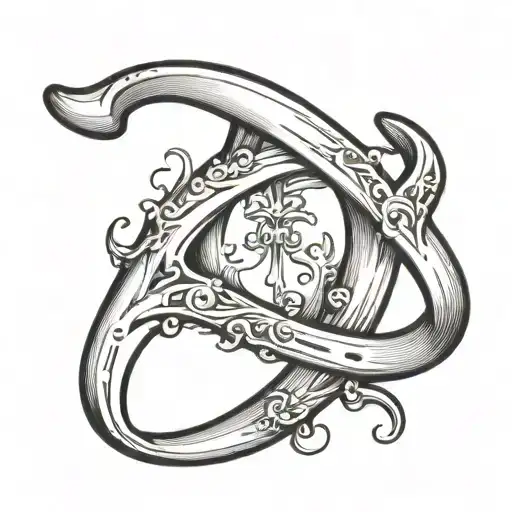 Wishbone tattoo design idea