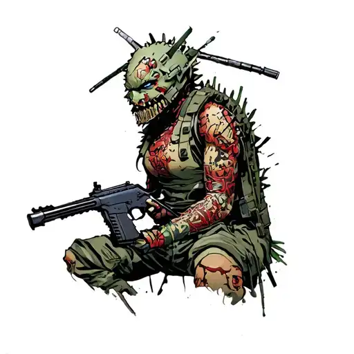 dorohedoro manga tattoo design idea