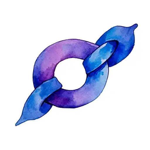 witch's knot with semicolon tattoo design idea