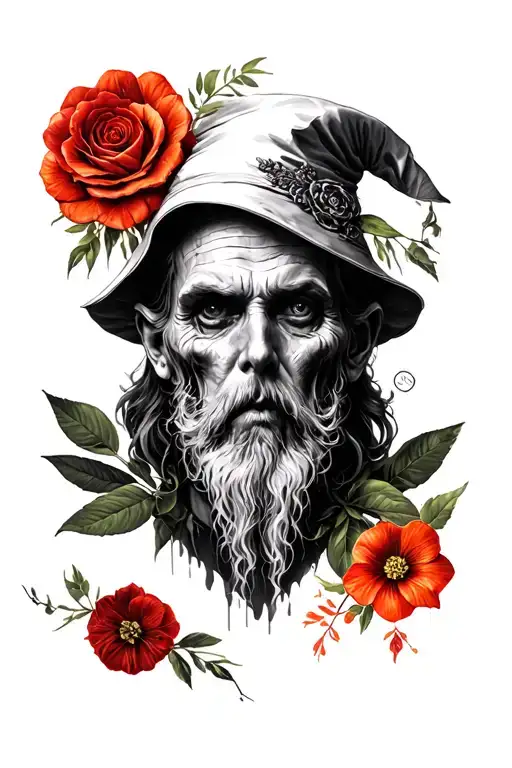 Perfect, Rodolfo. Here are 5 prompts ready to generate viral images or videos using the “Shadow Wizard” style AI tattoo design idea