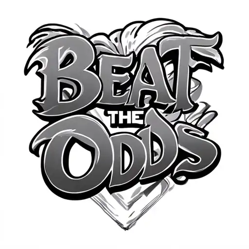 Beat The Odds tattoo design idea