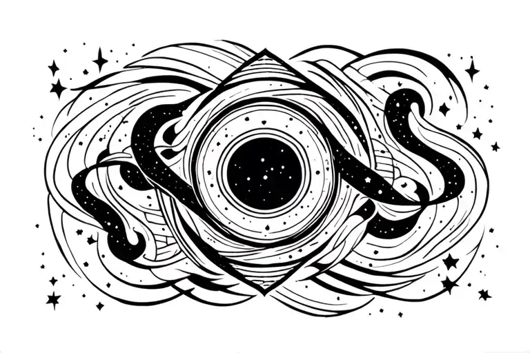 Gemini constellation tattoo design idea