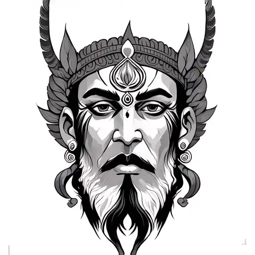 Shango Orisha tattoo design idea