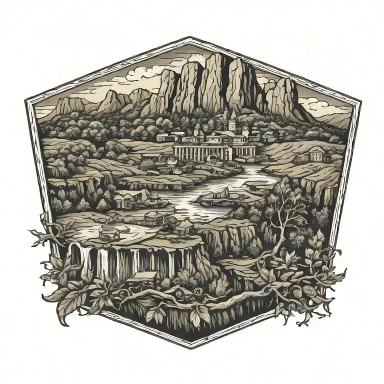 WEST VIRGINIA tattoo design idea