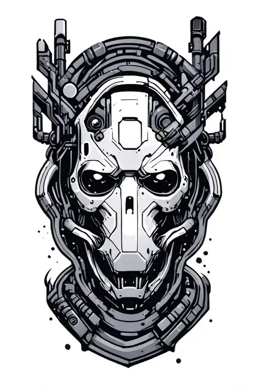 cyberware arm tattoo tattoo design idea