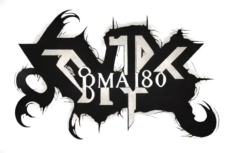 1980 Roman Numerals tattoo design idea