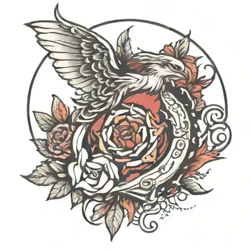 guts and intuitive  tattoo design idea