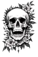 Memento Mori Memento Vivere tattoo design idea