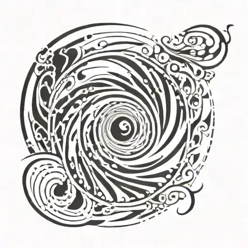 spiral and alan wake tattoo design idea