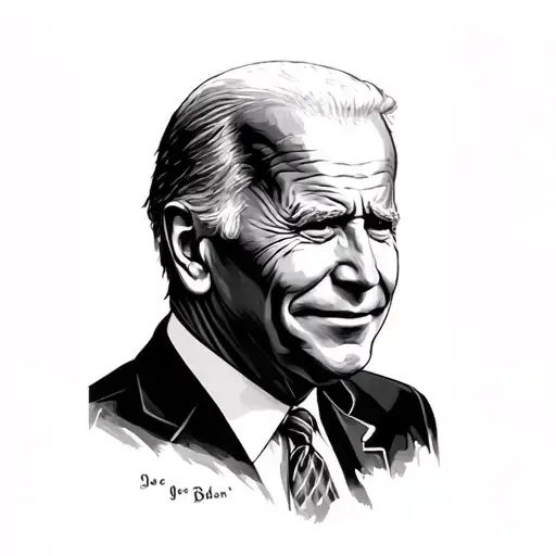 Joe Biden tattoo design idea