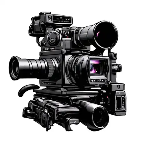 Film maker tattoo design idea