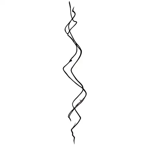 fine line tattoo representing breaking free, freedom, grief,  love, personal growth -  tattoo design idea