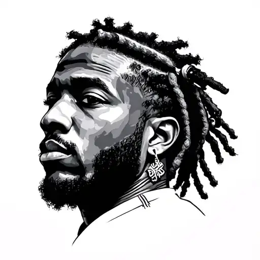 Kendrick Lamar tattoo design idea