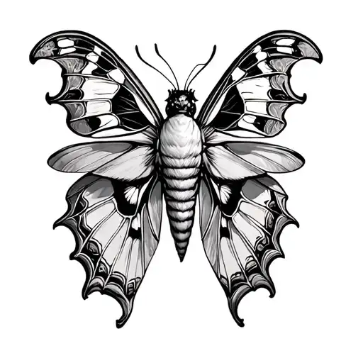 moth tattoo forarm half sleeve tattoo design idea