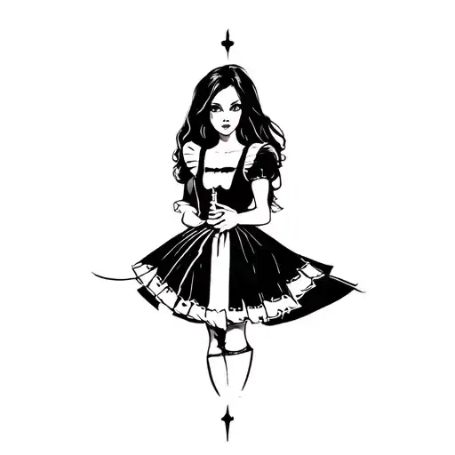 Alice madness returns tattoo design idea