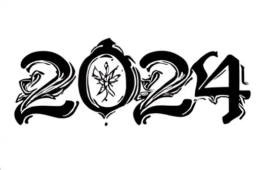 "2024 Sapphire
2010 Kaleb " tattoo design idea