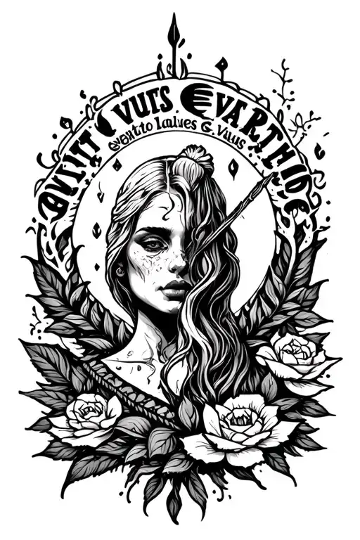 Loyalty Out Values Everything tattoo design idea