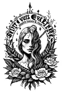 Loyalty Out Values Everything tattoo design idea