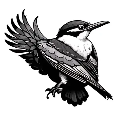 Kookaburra tattoo design idea