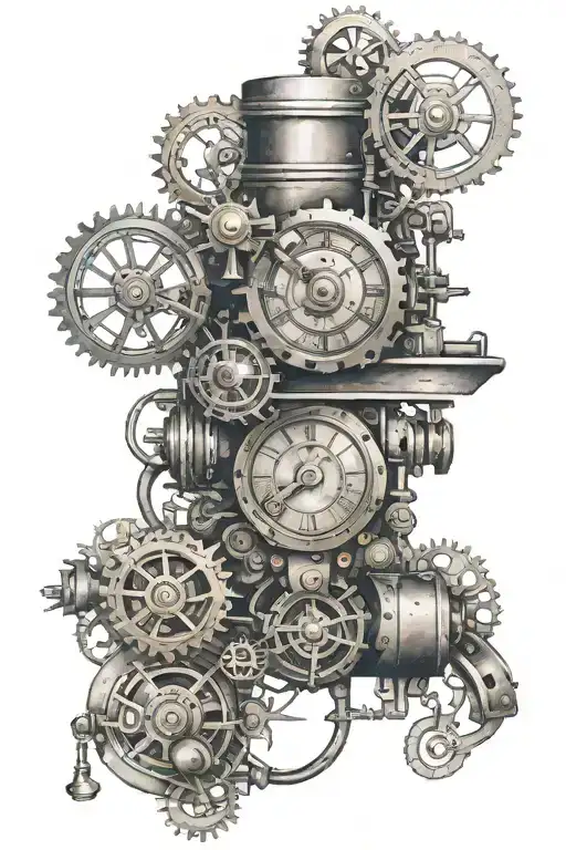 girly steam punk inspired tattoo design tattoo design idea