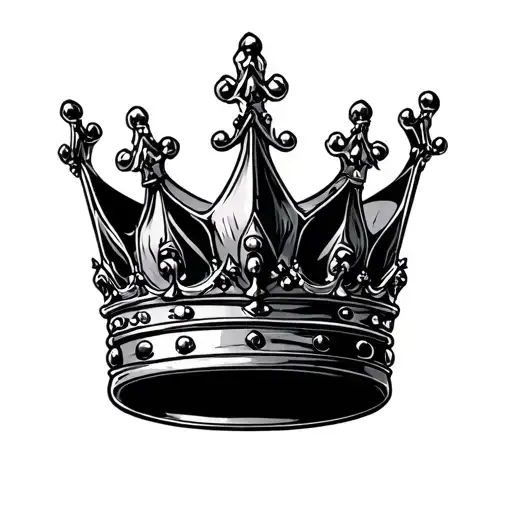 royal crown  tattoo design idea