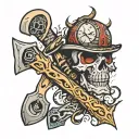 HATCHET tattoo design idea