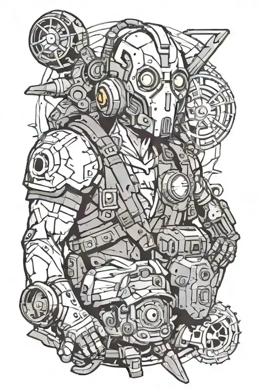 Borderlands tattoo design idea