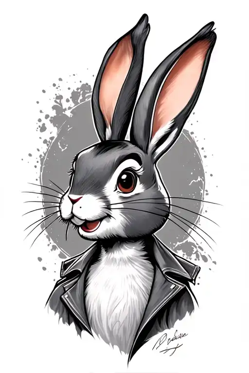 Roger rabbit tattoo design idea