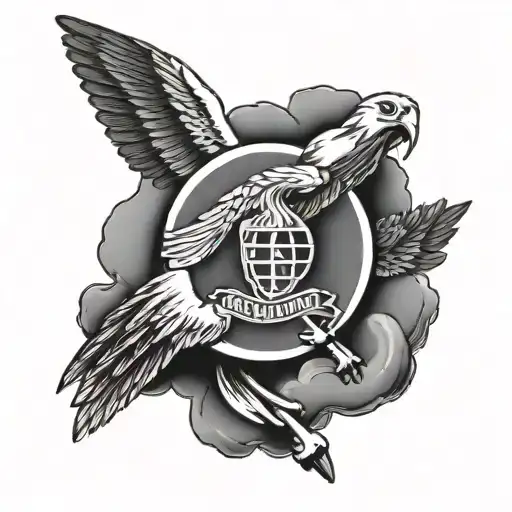 82nd airborne  tattoo design idea