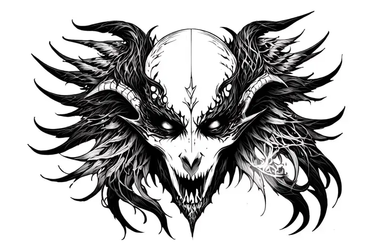 belial tattoo design idea