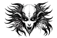 belial tattoo design idea