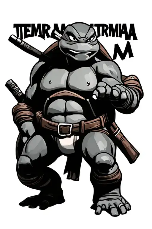 Teenage Mutant Ninja Turtles tattoo design idea
