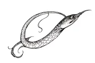 eel tattoo design idea