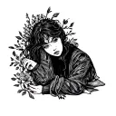 Boredom tattoo design idea