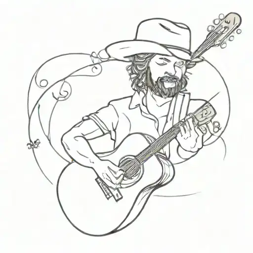 country music tattoo design idea