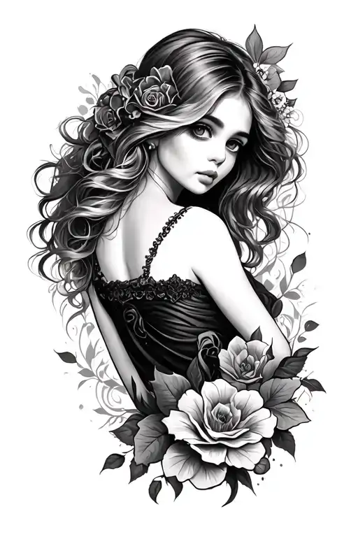 girly sleeve tattoo tattoo design idea