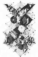 Orion constellation tattoo design idea